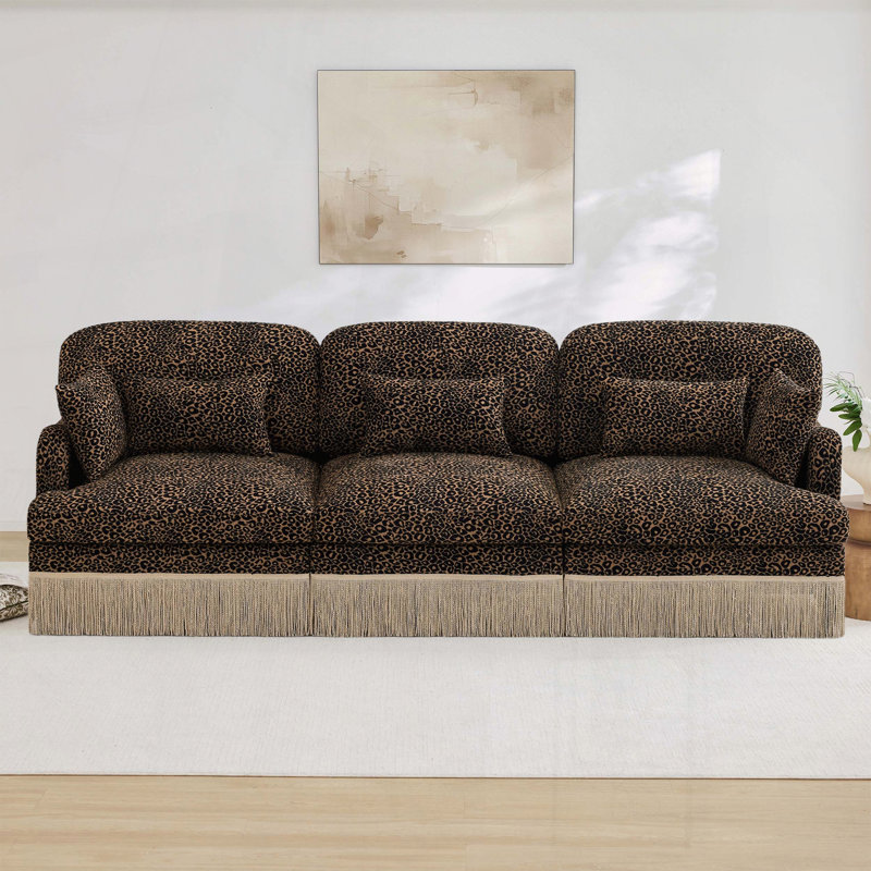 Canapé 3 places en chenille Comfy, Brown