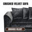 2 Seater Velvet Sofa-15956920