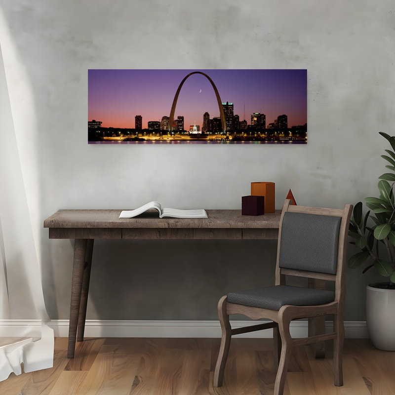 St Louis MO USA by Collezione Panoramica - Wrapped Canvas Panoramic Print, 30.48 cm H x 91.44 cm W