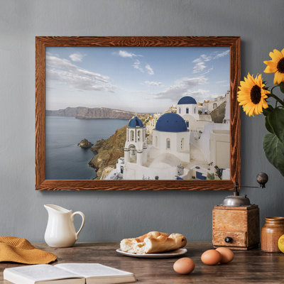 Santorini View, reproduction d'art sur toile