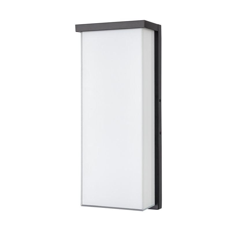 Krishav Integrated LED Outdoor Wall Sconce, 20" H x 8" W x 5" D