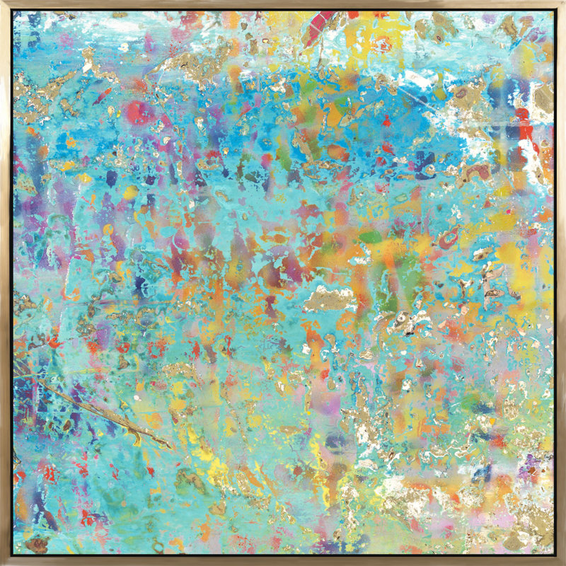 5 Below Precipice Painting, 48" H x 48" W