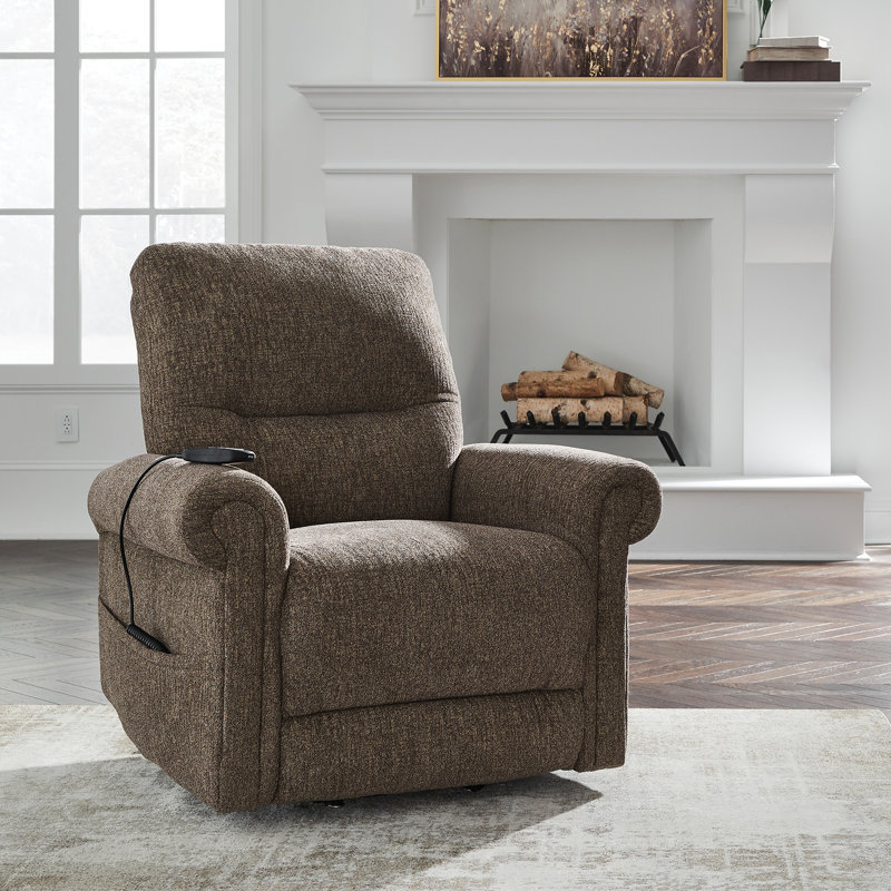 Fauteuil inclinable électrique Dambrosio, Brun
