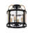 Bonita - 4-Light Flush Mount - Black/Brushed Brass