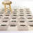 Kelch Taupe Checkered Shag Area Rug-1806852821