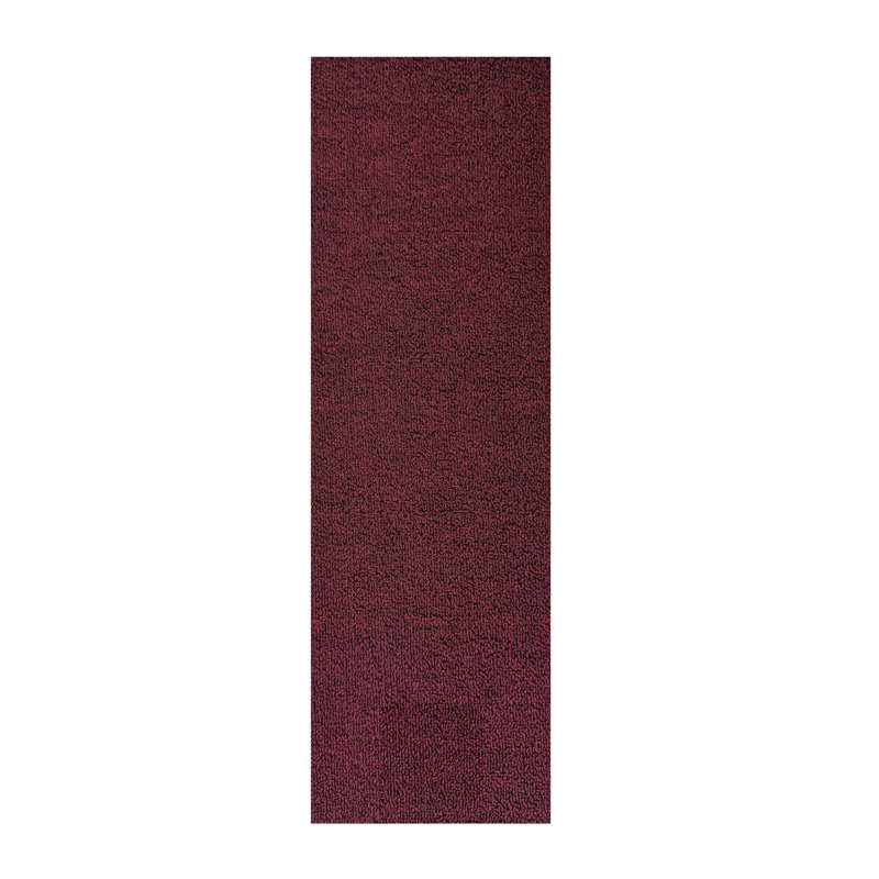 Tapis d'escalier antidérapant lavable à la machine, Rectangle 26 po x 6 po, Noir
