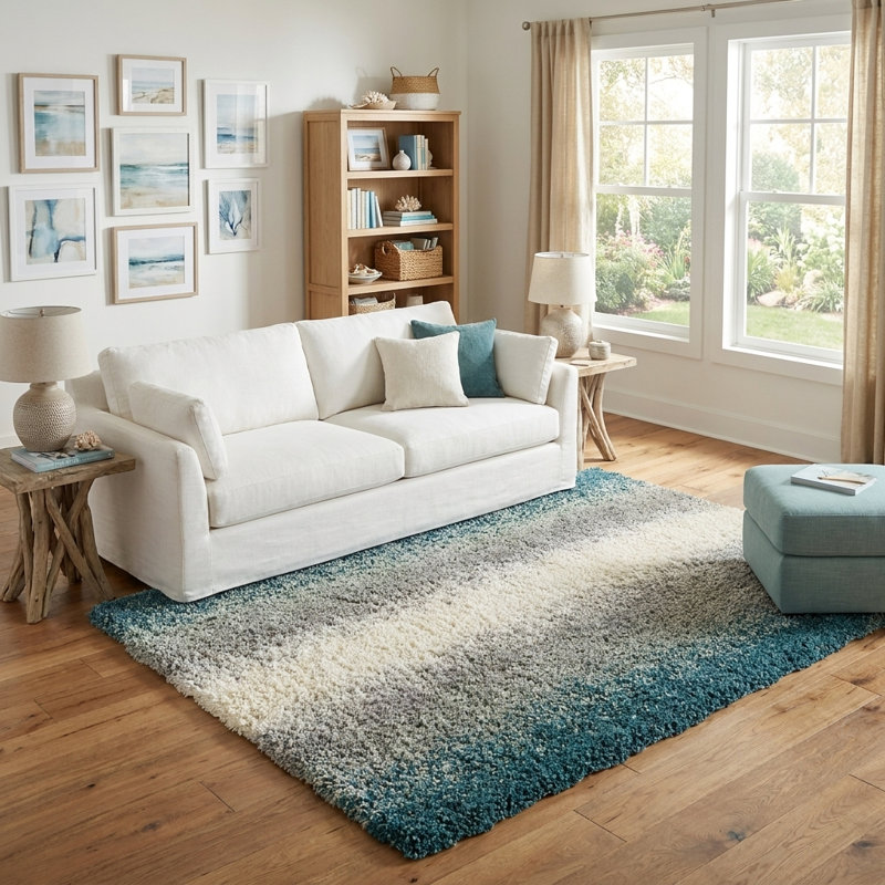  Cloud Soft Touch Shag Rug, Rectangle 4'1" x 6'1"