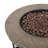 Leopold Stone Propane Smokeless Fire Pit Table with Hidden Fuel Tank
