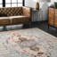 Tapis performance persan gris délavé tissé à la machine Chiasson-48815585