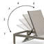 Chaise longue d'extérieur Rakiura