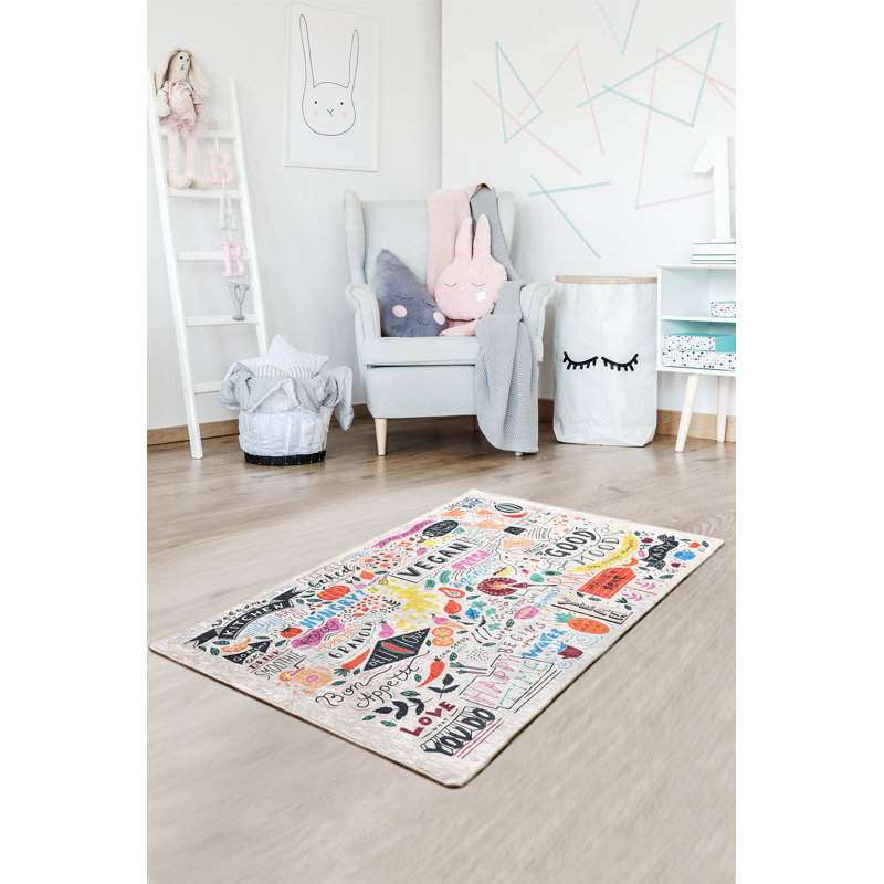 Tapis gris / noir en polyester / velours touffeté à la machine Rectangle, Rectangle 3 pi 11 po x 5 pi 11 po