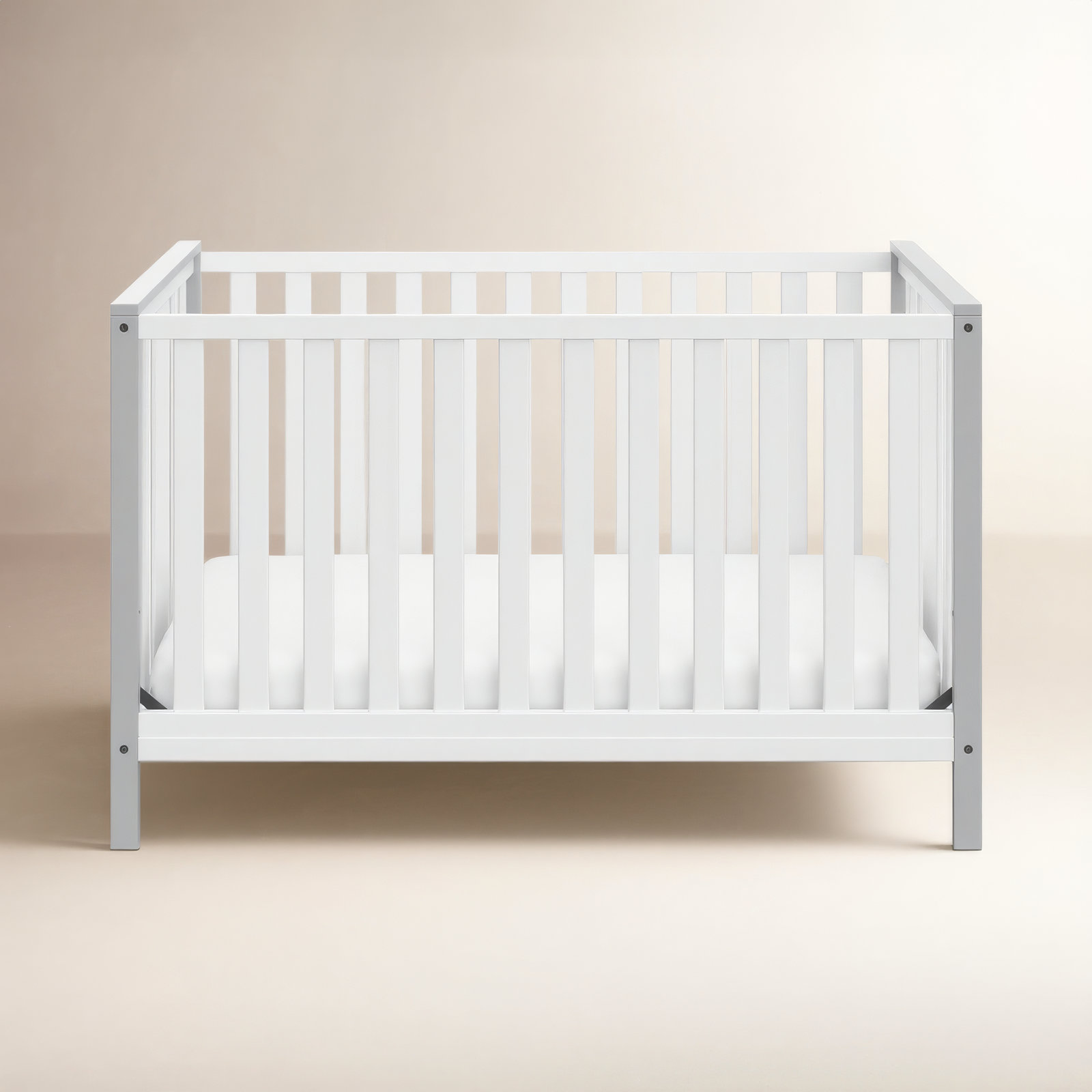 Modern 5-in-1 Convertible Crib, Pebble Gray	