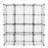 16-cube Organizer Cube Storage Storage Shelves Wire Cube Storage Origami Shelves Metal Grid Multifunction Shelving Unit Modular Cubbies Organizer Bookcase