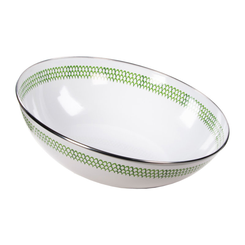 Green Scallop Catering Bowl