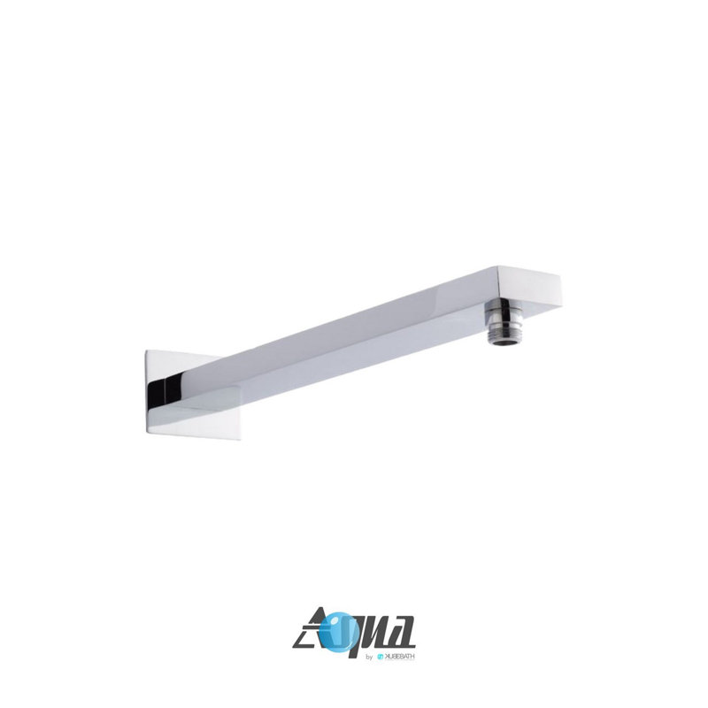 Bras de douche 17 po Kube ASA17W Aqua Piazza par KubeBath Kube, Chrome