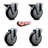 4-Piece Polyurethane Caster Set-88884376