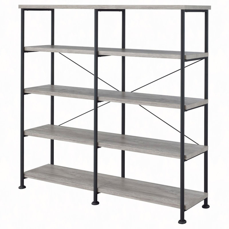 Bibliothèque double largeur, Gris