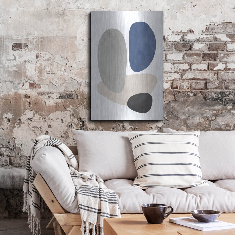 Art mural «Stone No. 3» par Brandon Wong, H 36 po x l 24 po