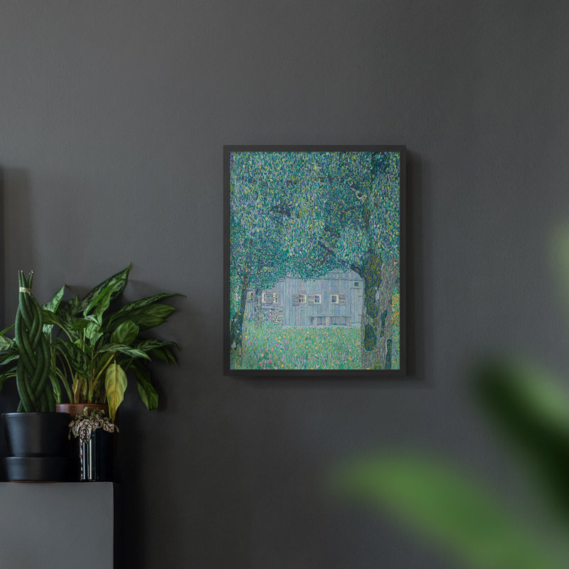 Gustav Klimt XXII - reproduction encadrée, Noir, H 14 po x l 11 po