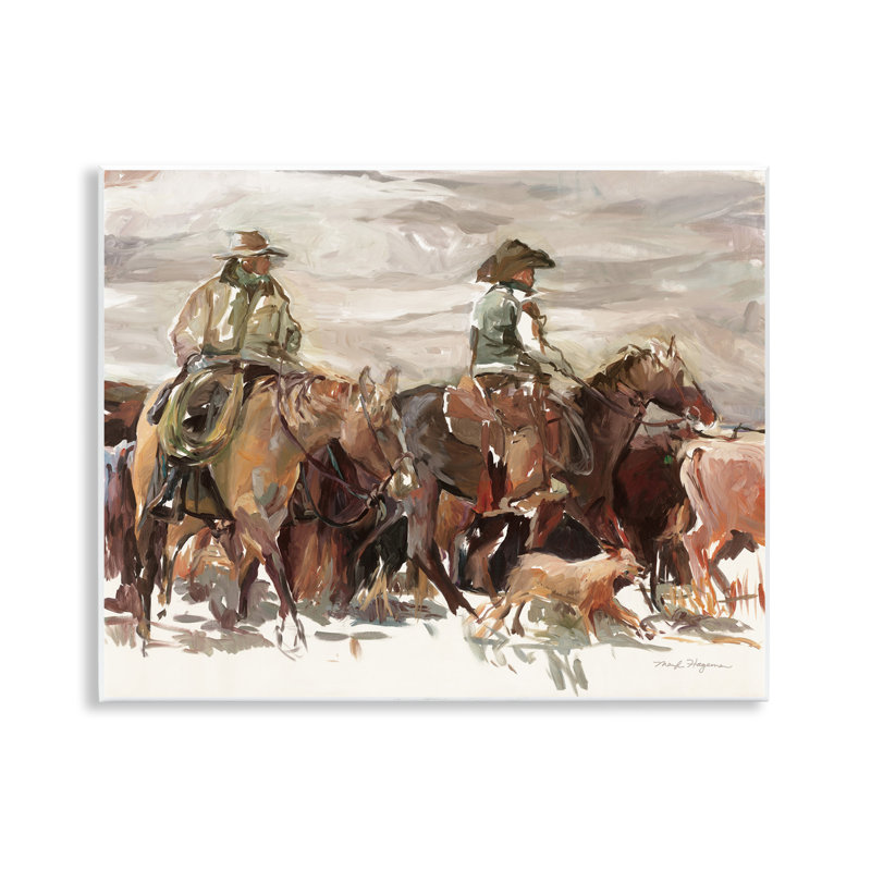 «Round Up Cowboys» par Marilyn Hageman