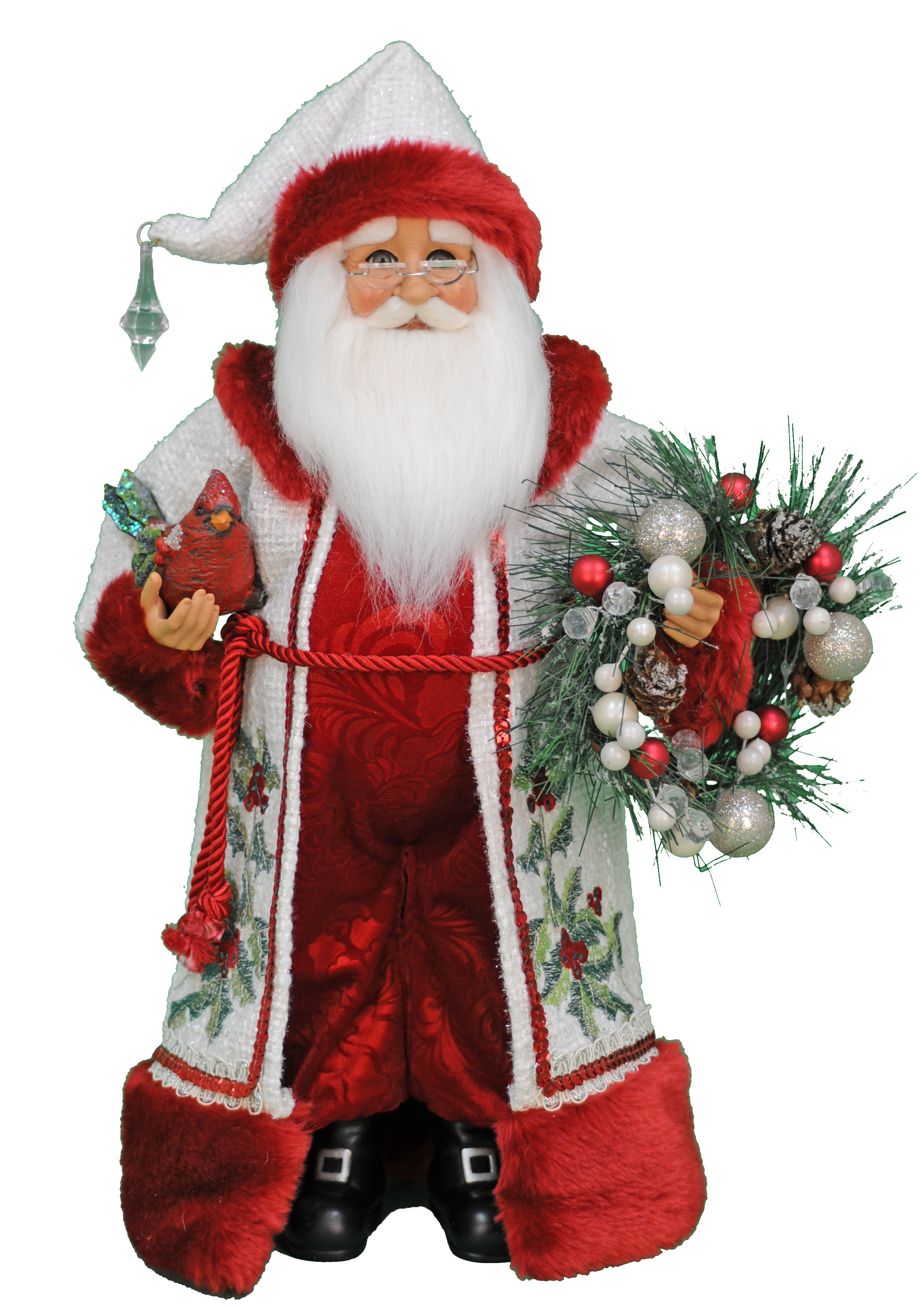 Distarten Santa Karen Didion Originals Winter Serenity Santa & Reviews | Wayfair