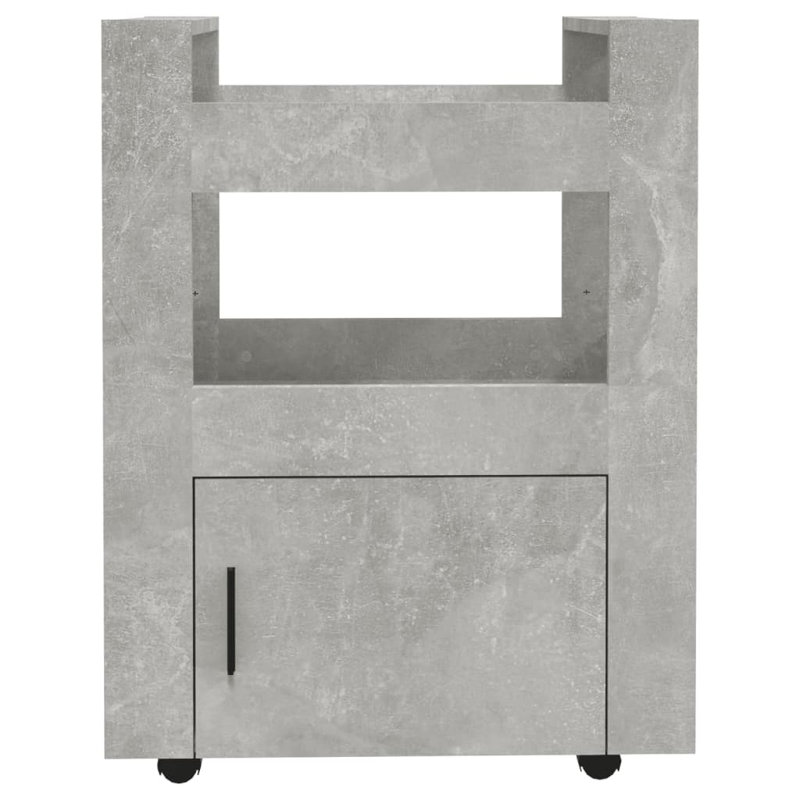 60 Cm Kitchen Trolley, Concrete Grey