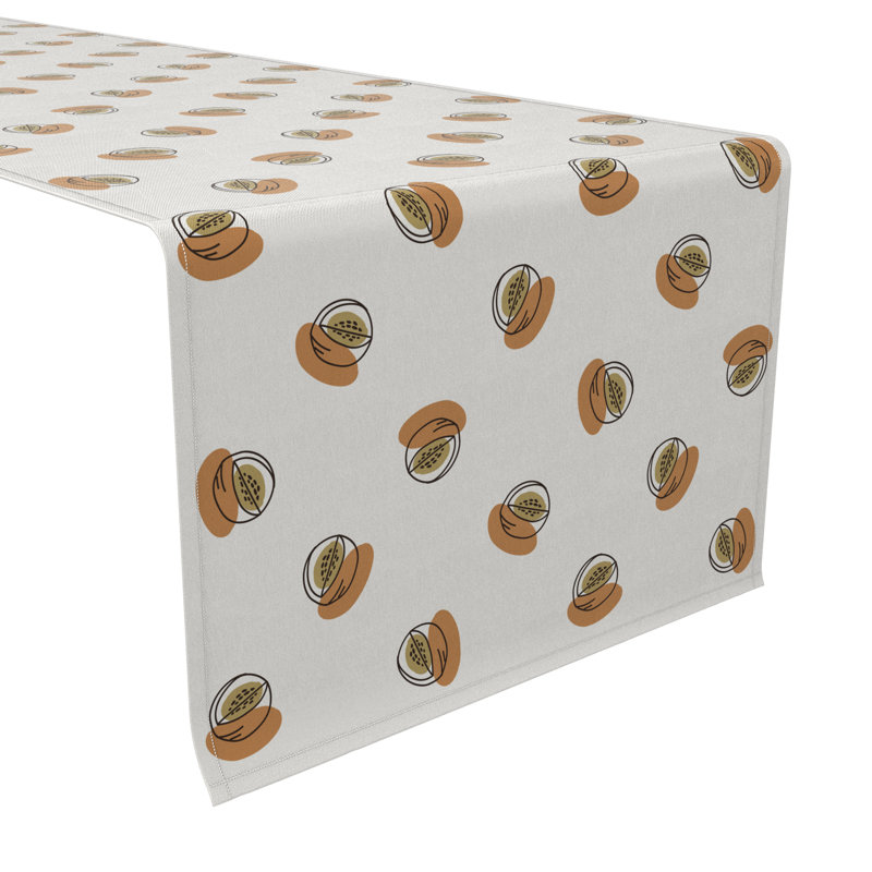 Rectangular Cotton Twill Tablecloth, 16'' D x 108'' L