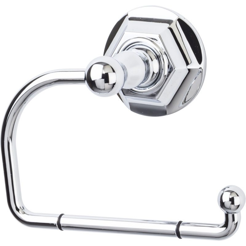 Edwardian Bath  Wall Mounted Toilet Paper Holder, Polished Chrome