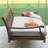 Wrenn Mahogany Wood Porch Swing Bed