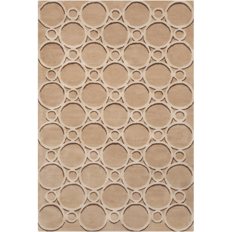 Tapis en laine touffeté à la main Ailey, 8 pi x 10 pi