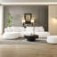 Canapé modulaire en L surdimensionné de 134,63 po avec méridienne gauche et siège profond pour salon-992361102-992361101
