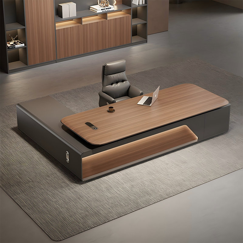 Bureau de direction électrique 86,61 "à hauteur réglable intelligent, 47.24" H x 86.61" W x 35.43" D