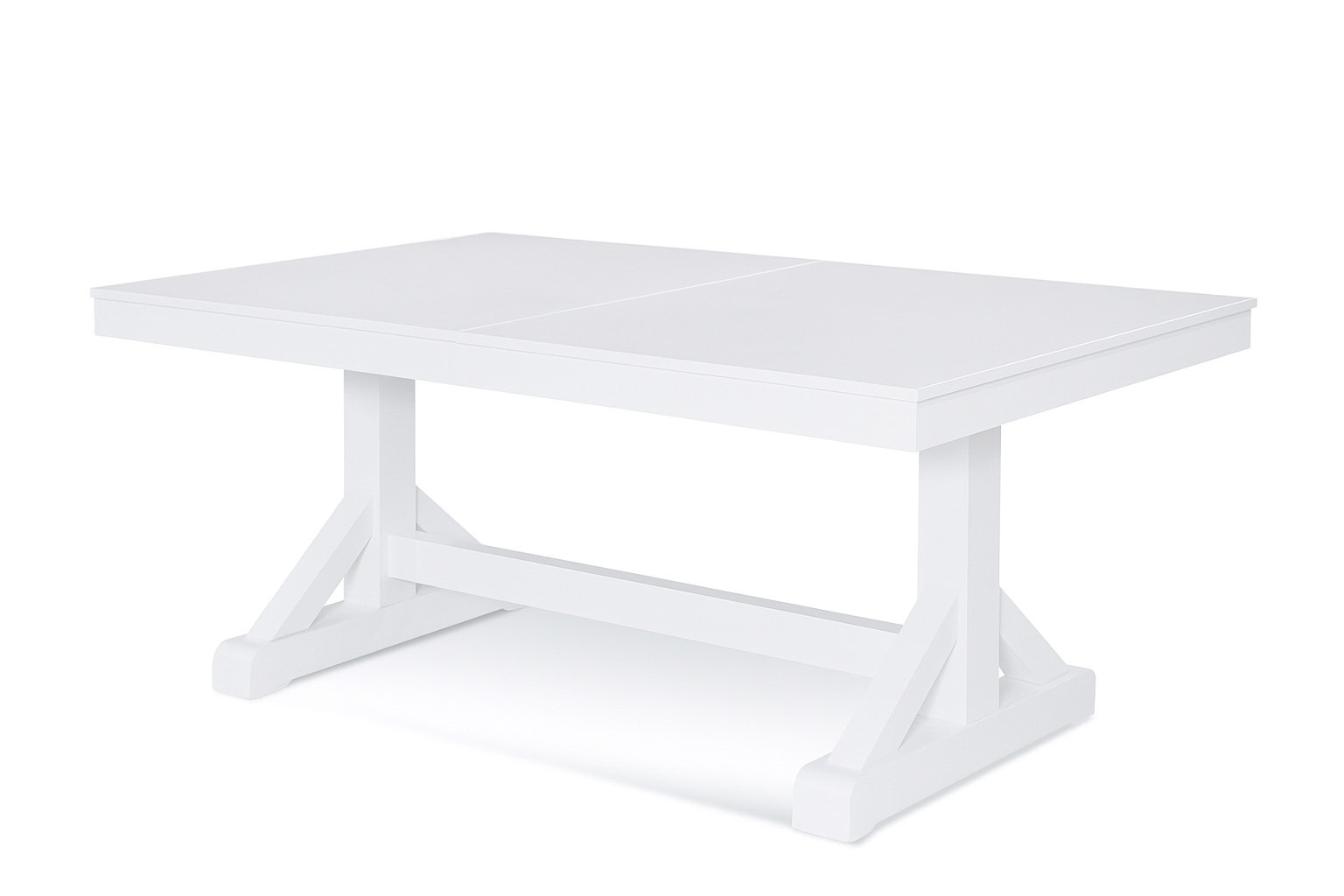 Hues 40'' Extendable Dining Table, Frost White