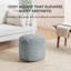 Repose-pieds rembourré en labyrinthe gris 17 po Sfera-243124157