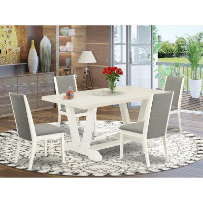 4 - Person Acacia Solid Wood Dining Set