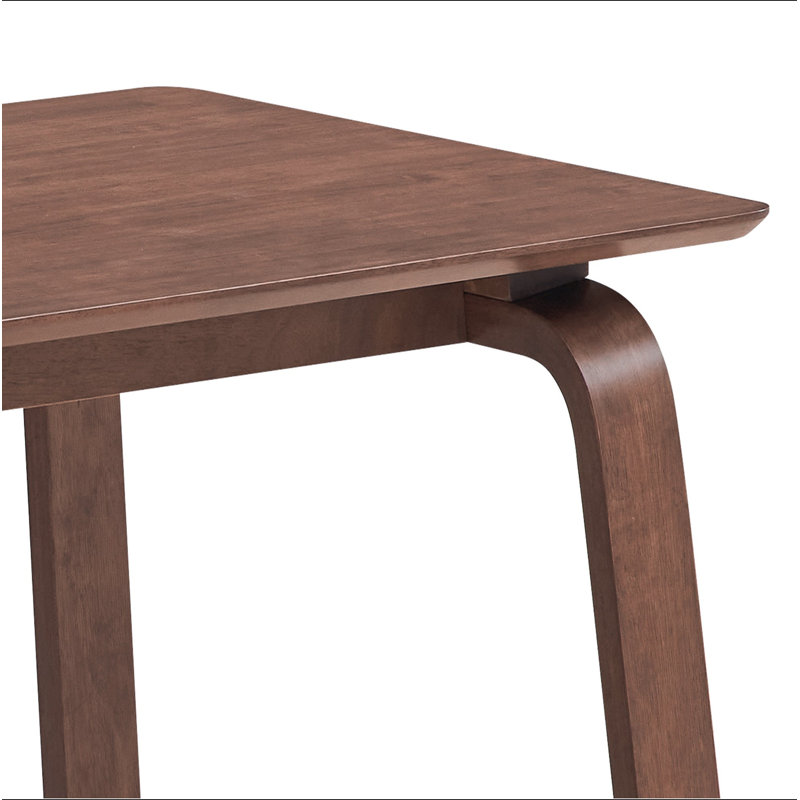 Ginny Walnut Finish Dining Table