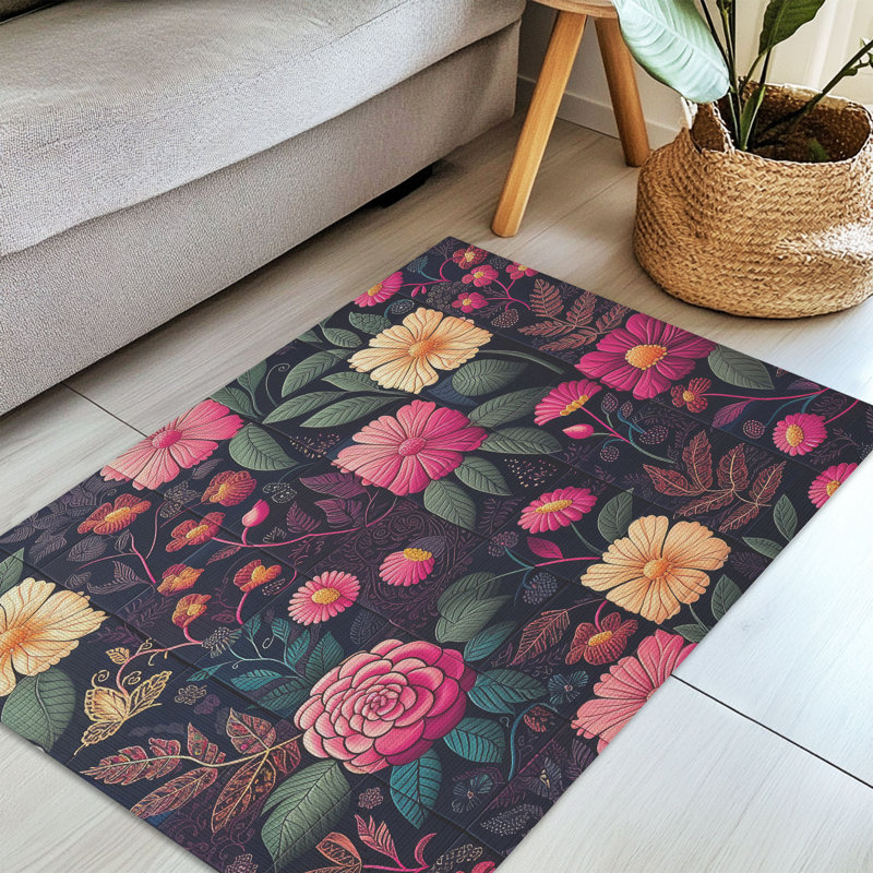 Tapis tressé Petal Harmony, Rectangulaire 3 pi x 5 pi
