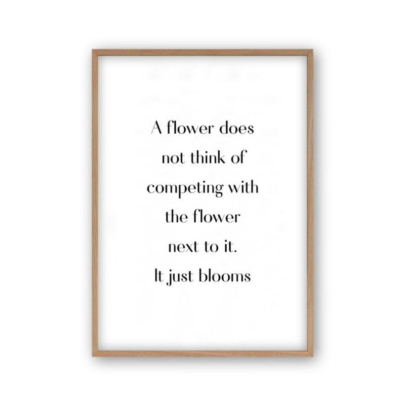 Print, Oak Frame, 41 cm H x 31 cm W x 2.5 cm D