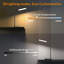LEPOWER LED Desk Lamp, 800LM LED Touch Desk Lamp For Home Office, 12W 50 Lighting Modes Eye-Caring Reading Lamp Gooseneck Lamp