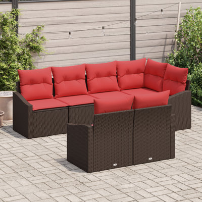 Ensemble de canapé avec coussin vidaXL 7 pièces vidaXL