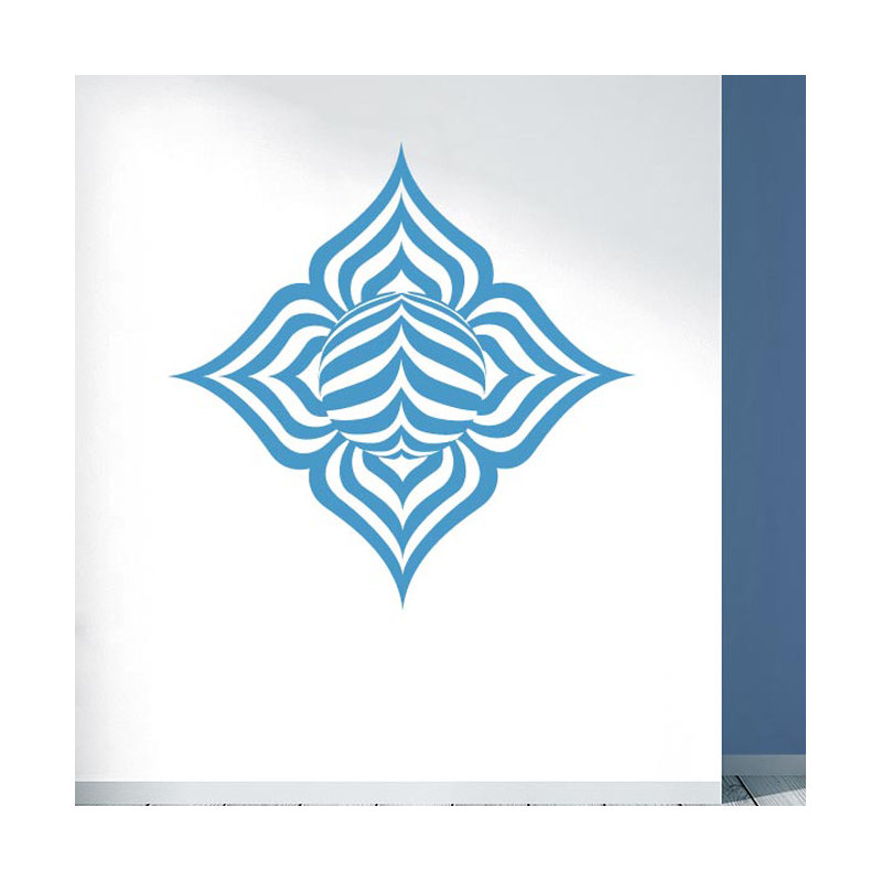 Abstract Wall Decal, Blue