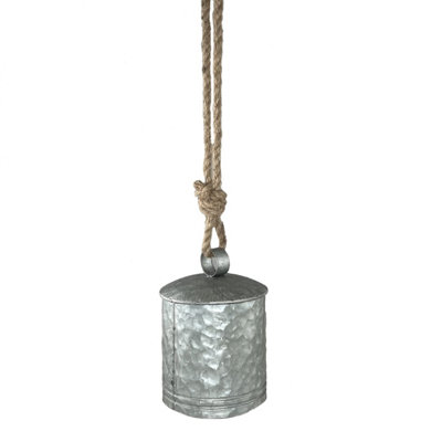 Hammered Metal Bell Decoration