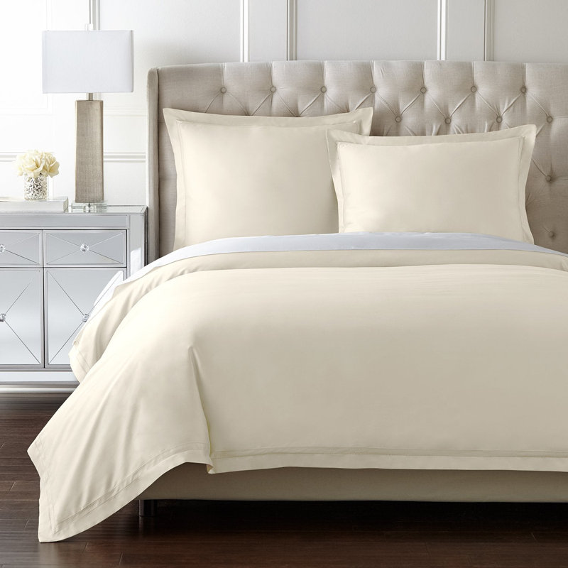 Yalda Duvet Cover Set, Queen, Ivory