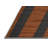 Machine Washable Horizontal Stripes Gray Area Rug