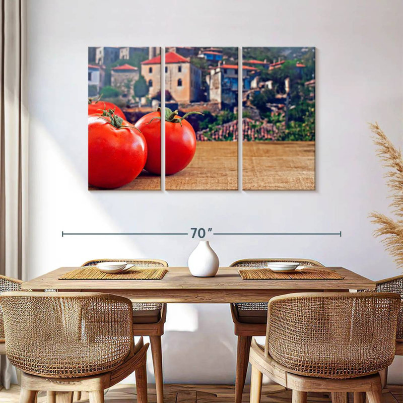 Yarlin Tuscan Tomatoes, 36" H x 57" W