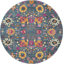 Tapis bleu denim Justien-89867353