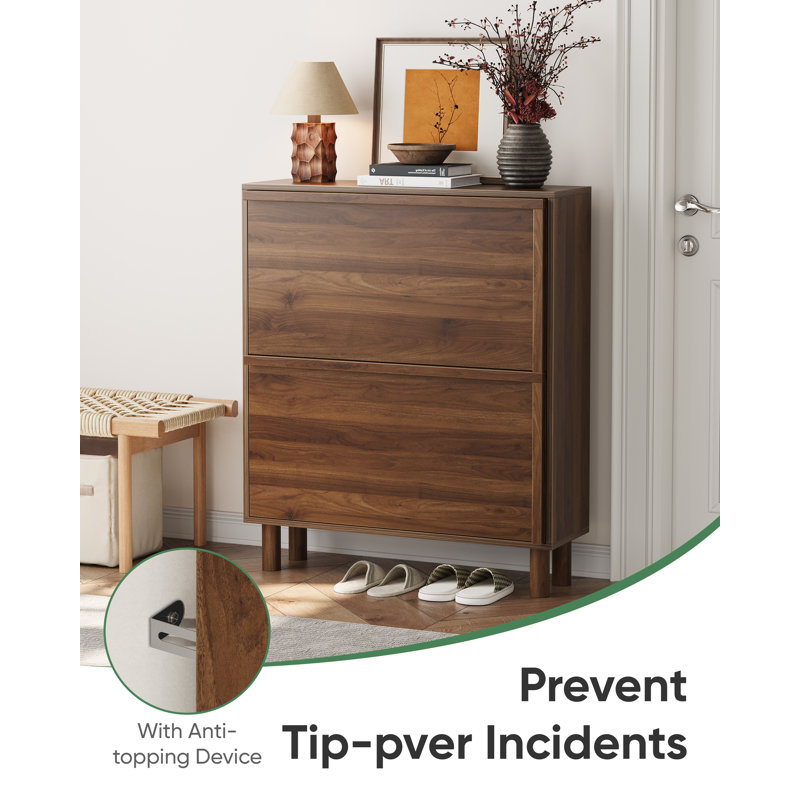 16 Pair Shoe Storage Cabinet
