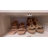 9-Tier 9-18 Pairs Plastic Stackable Shoe Storage Cabinet For Entryway Easy Assembly-1487809301