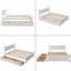 Lit plateforme avec rangement Chizoba-69201357