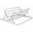 11.8x8.3 Inch 304 Stainless Steel Adjustable Roasting Rack, Foldable Turkey Rack for Oven Cooking